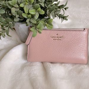 Kate Spade ♠️ Pink Spencer Slim Bifold Wallet